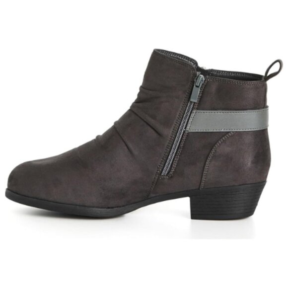 AVENUE Women's Cloudwalkers Wide Fit Ankle Boot Rossi Wide Fit, GREY - Picture 3 of 5